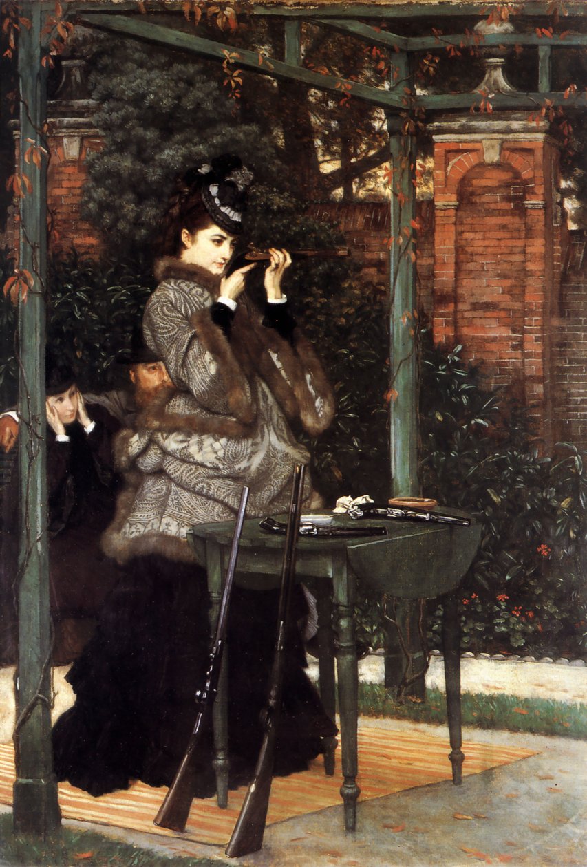 A lőtéren alkotó: James Tissot