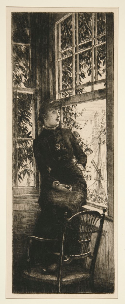 A tengerparton alkotó: James Tissot