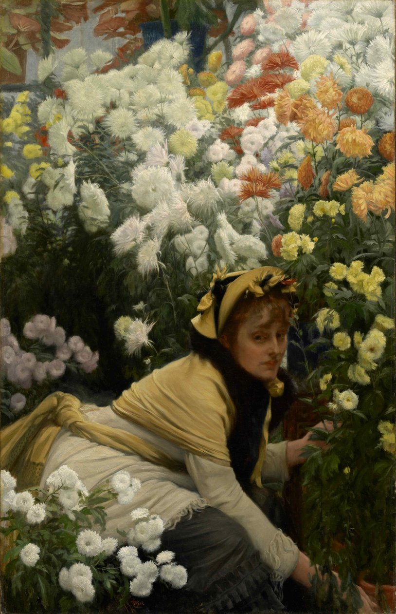 Krizantémok alkotó: James Tissot
