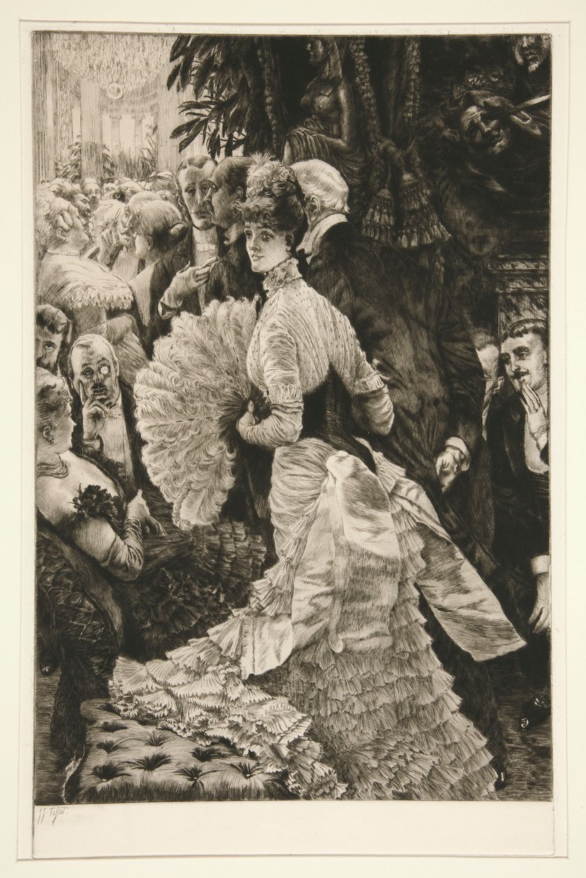 A nő Párizsban, alkotó: James Tissot