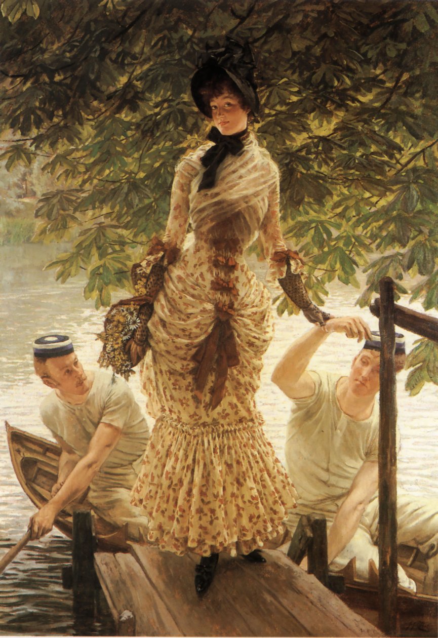 A Temzén alkotó: James Tissot