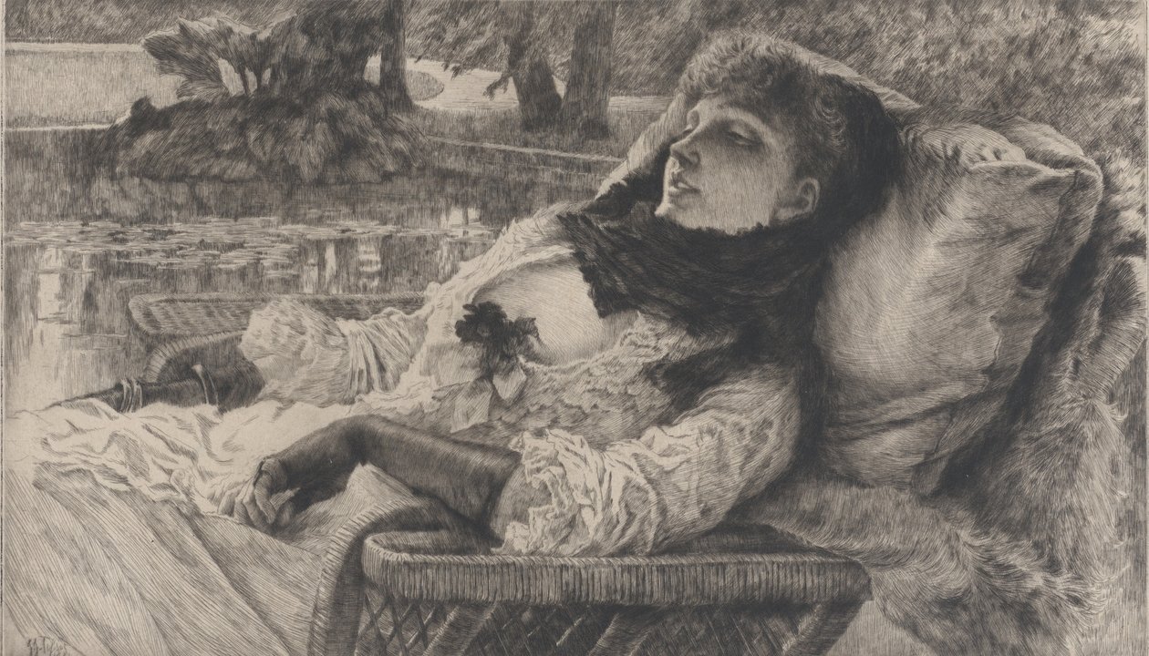 Nyári este, 1881. alkotó: James Tissot