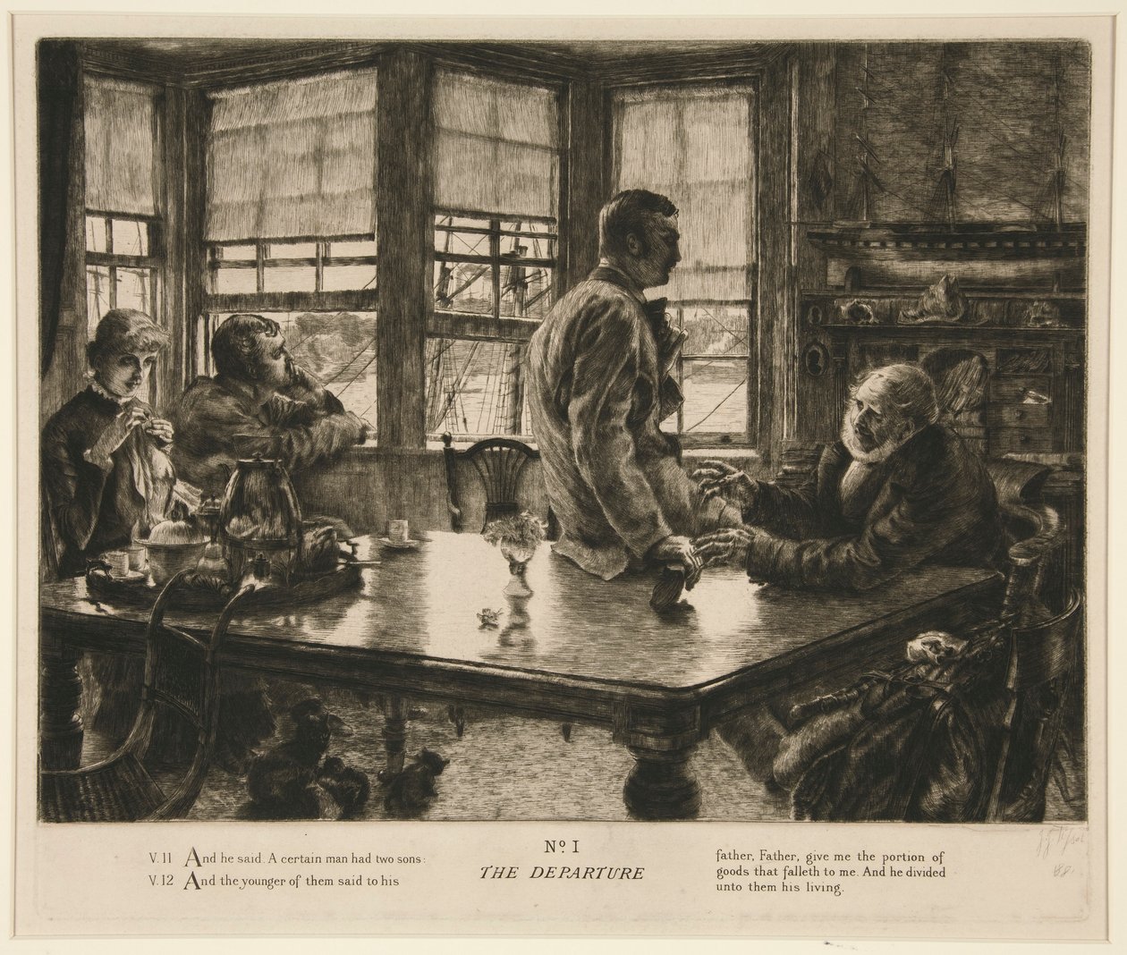 Az indulás alkotó: James Tissot
