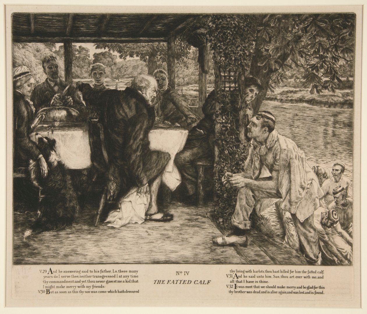 A hízott borjú alkotó: James Tissot