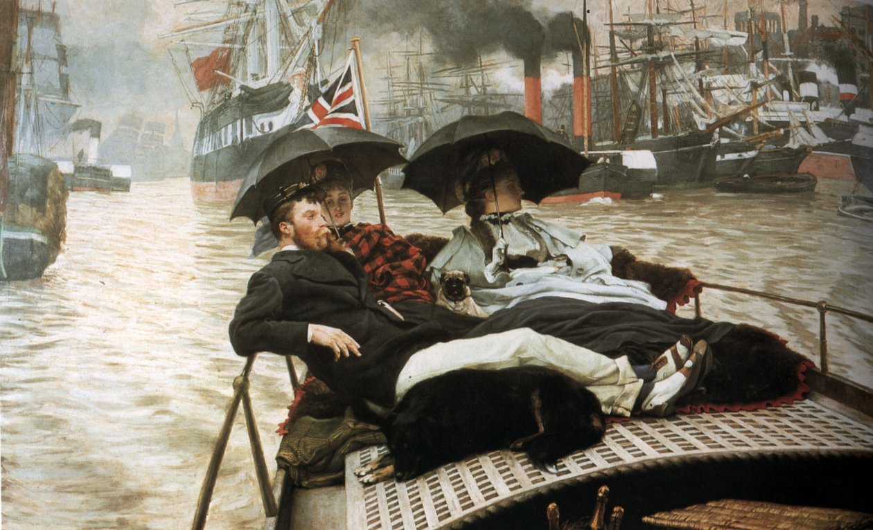 A Temze alkotó: James Tissot