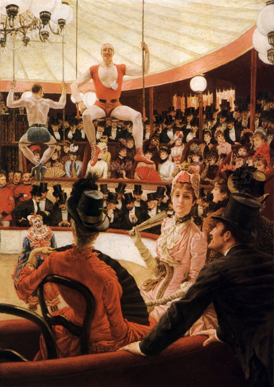 Párizsi nők: A cirkusz szeretője alkotó: James Tissot