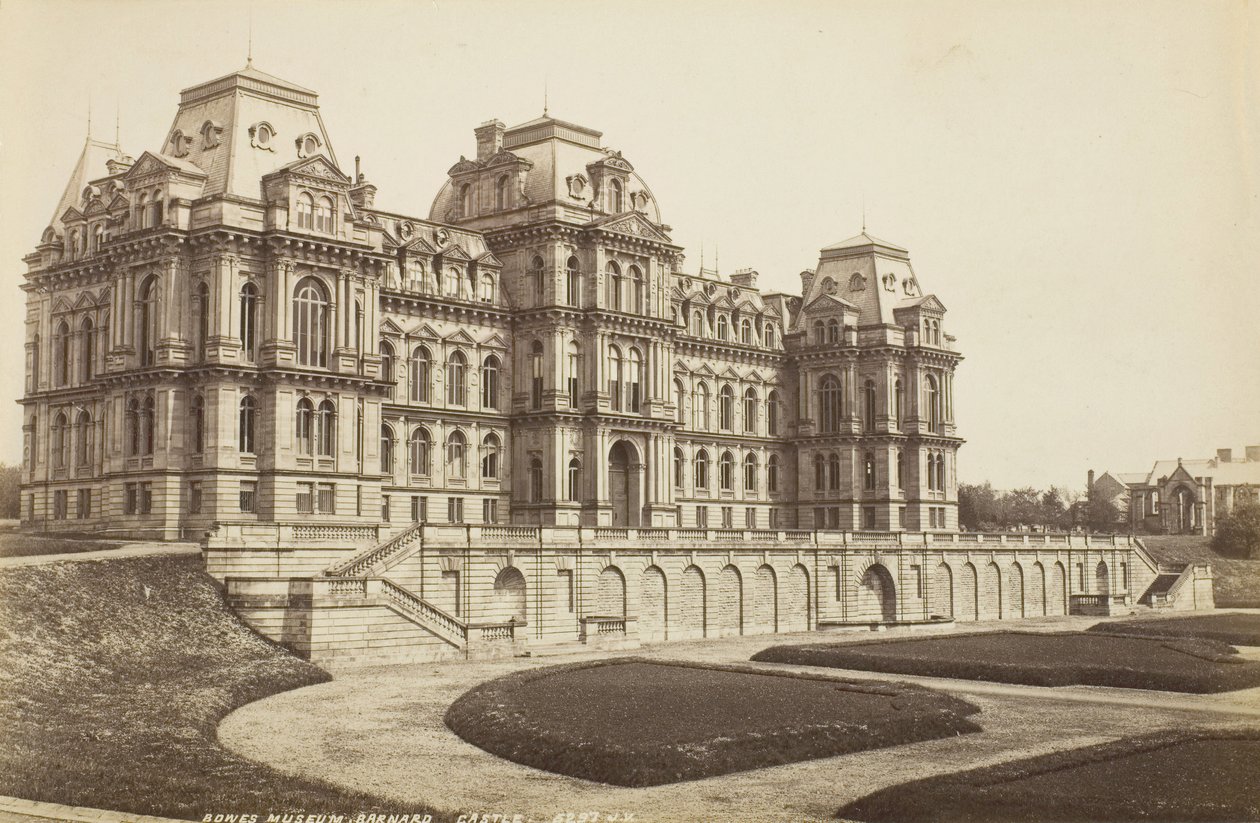 Bowes Múzeum, Barnard kastély, kb. 1880. alkotó: James Valentine