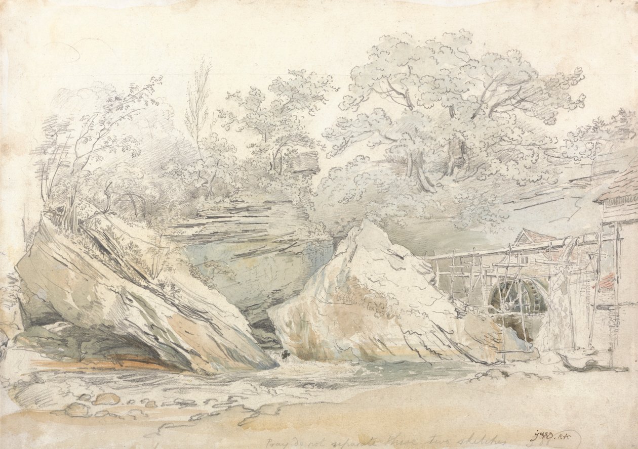 Aberdulais malom, Glamorganshire alkotó: James Ward