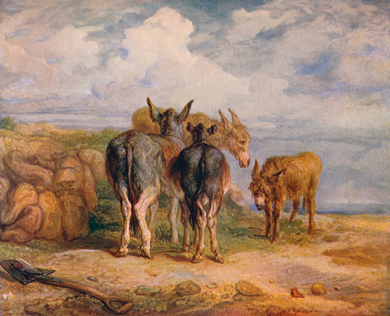 Szamarak, c1831 1904 alkotó: James Ward