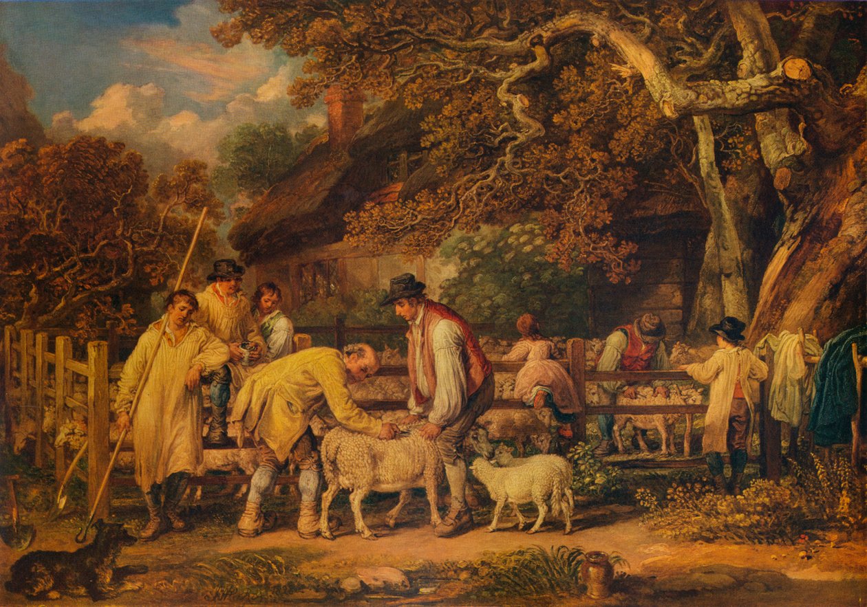 Birkanyírás, 1828, 1938 alkotó: James Ward