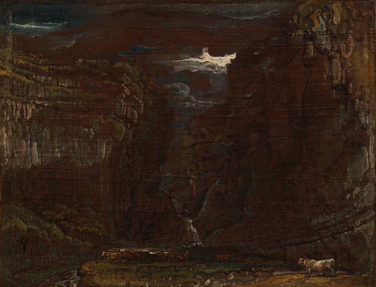 Vázlat a "Gordale Scar"-hoz alkotó: James Ward