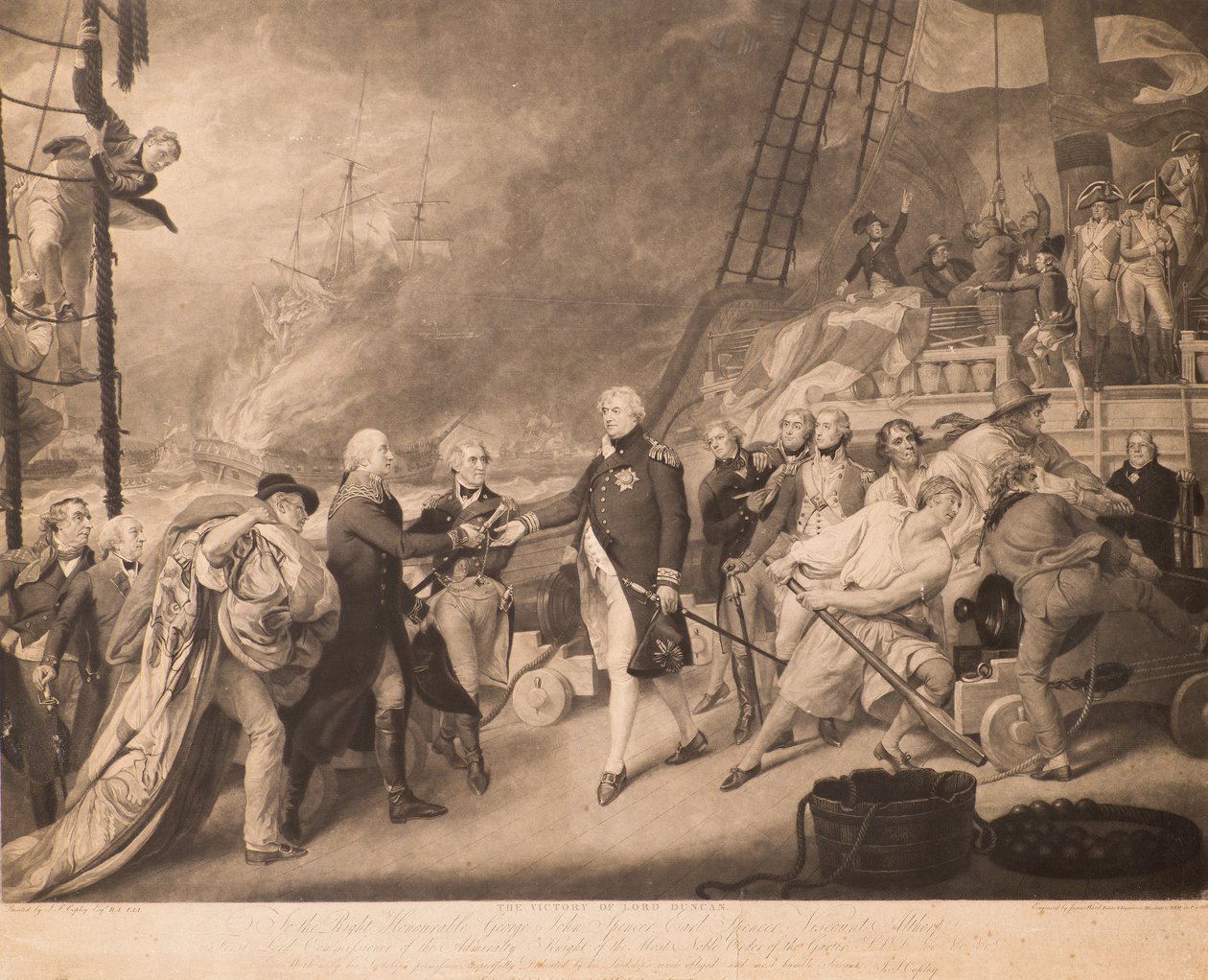 Lord Duncan győzelme alkotó: James Ward