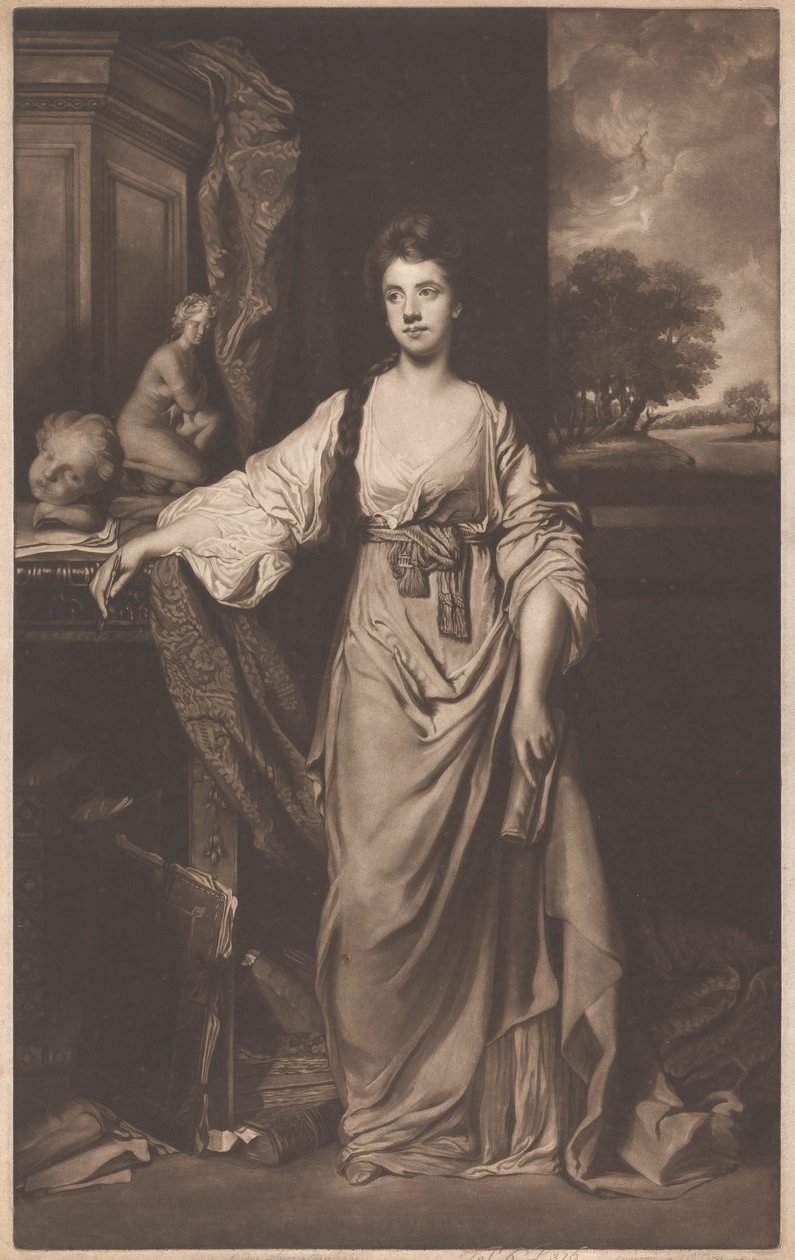 Lady Ann Hussey (született Delaval) Stanhope alkotó: James Watson