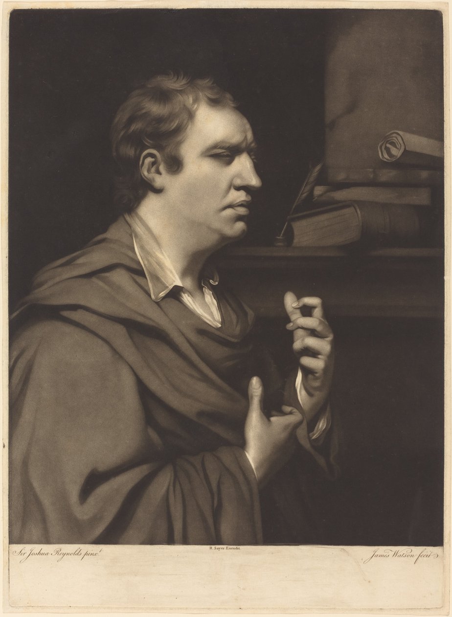 Samuel Johnson alkotó: James Watson after Sir Joshua Reynolds