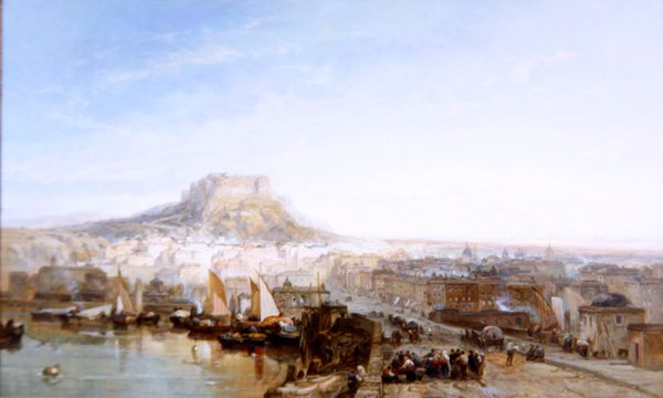 Kilátás Cartagenára, Spanyolország keleti partján alkotó: James Webb