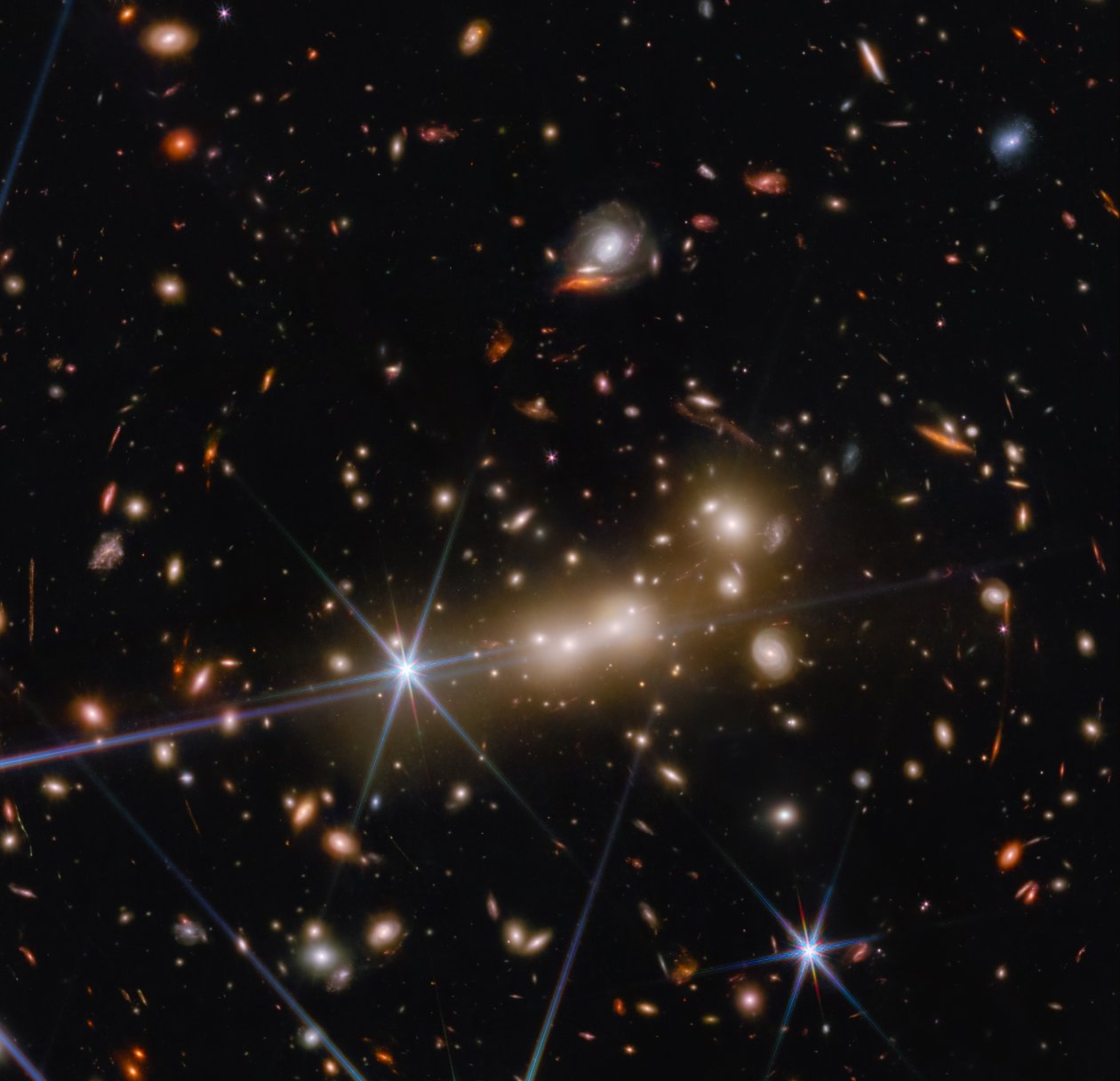 MACS0647 alkotó: James Webb Space Telescope (NASA)