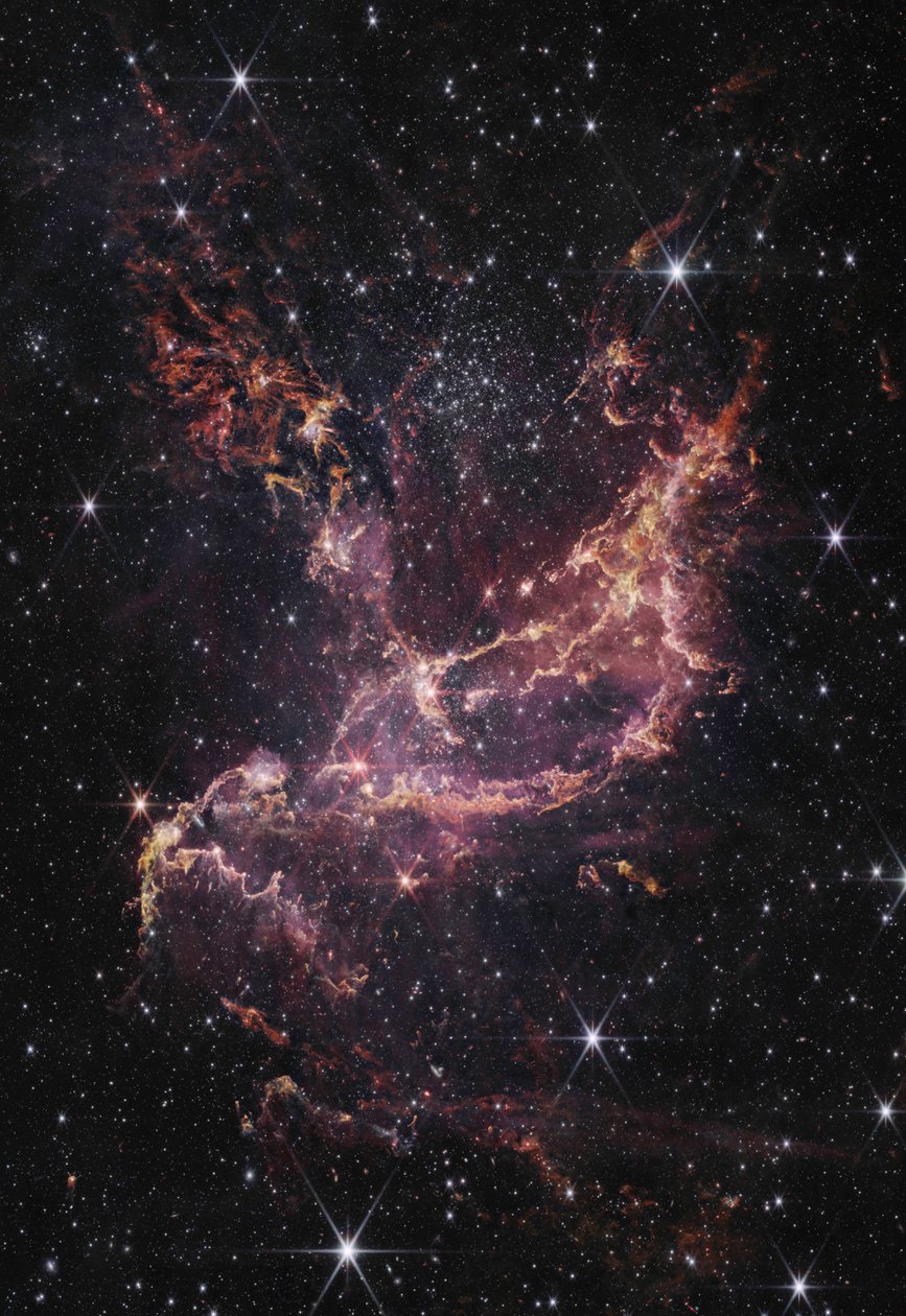 NGC 346 (NIRCam kép) alkotó: James Webb Space Telescope (NASA)
