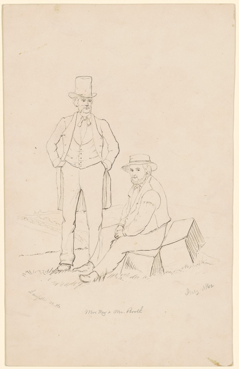 Mr. Way és Mr. Booth alkotó: James Wells Champney