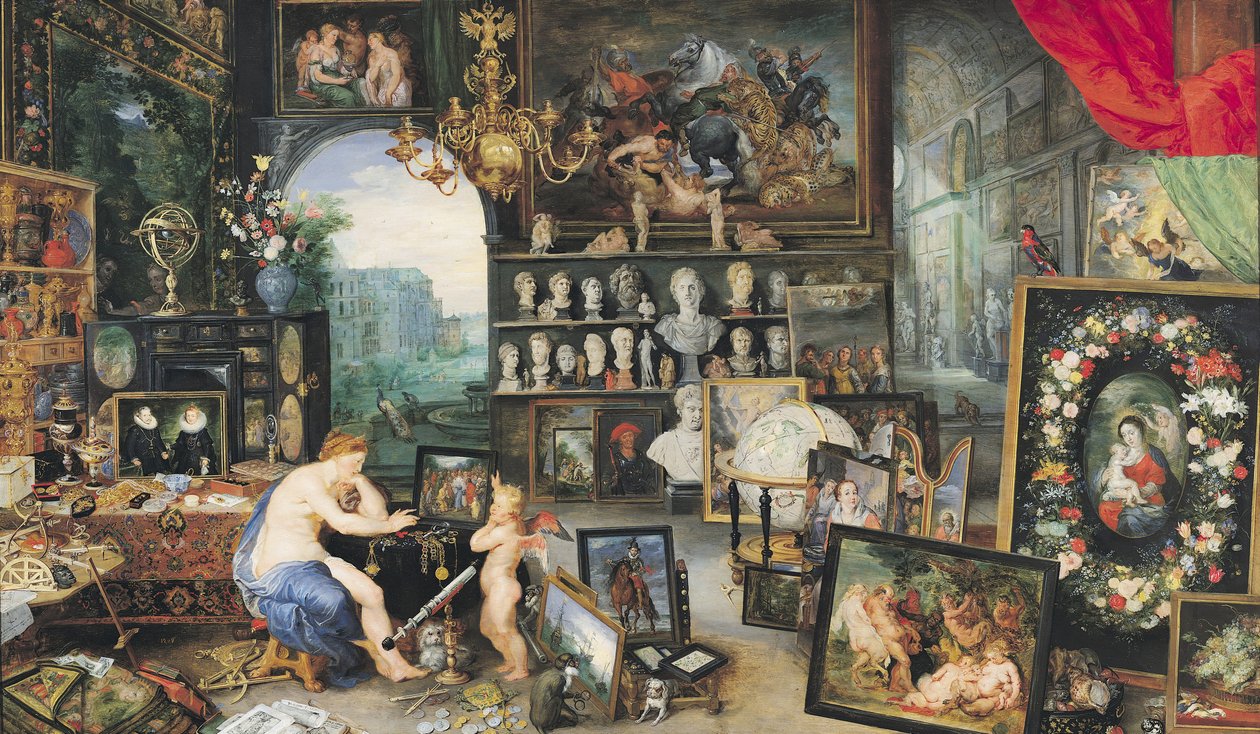 A látás érzéke, 1617 alkotó: Jan and Rubens, P.P. Brueghel