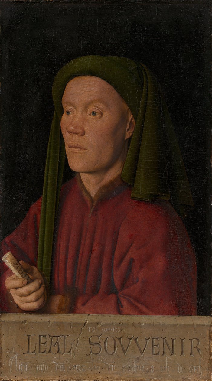 Fiatal férfi portréja, 1432 (panel) alkotó: Jan van Eyck