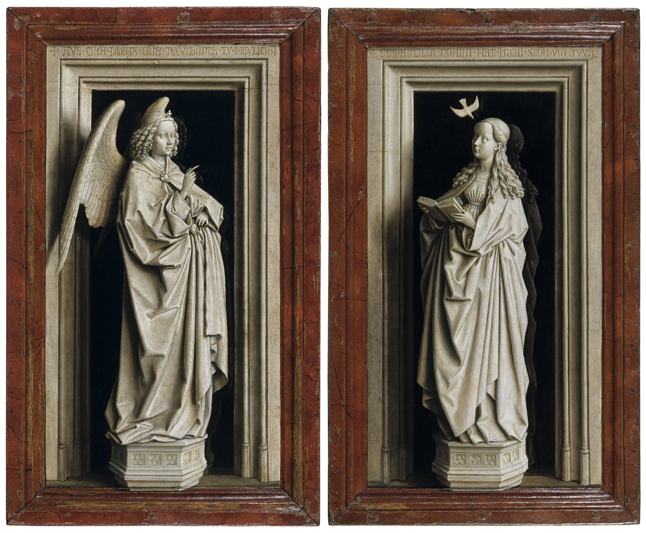 Az Angyali üdvözlet alkotó: Jan van Eyck