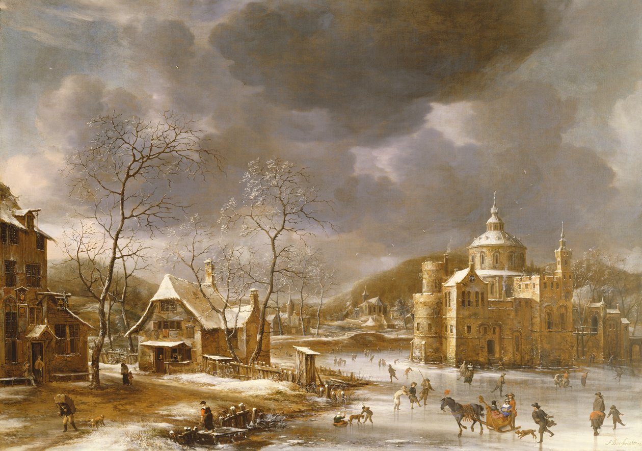 Téli táj alkotó: Jan Abrahamsz. Beerstraten