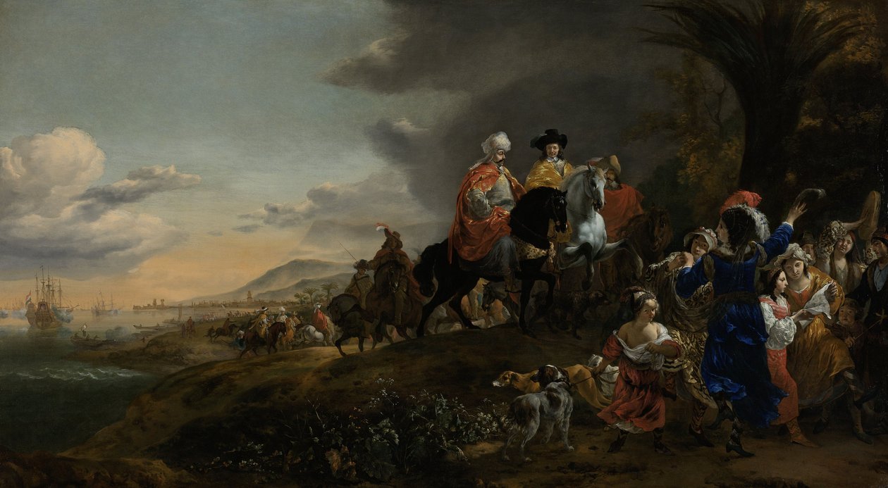 A holland nagykövet útban Iszfahánba, 1653-59 alkotó: Jan Baptist Weenix
