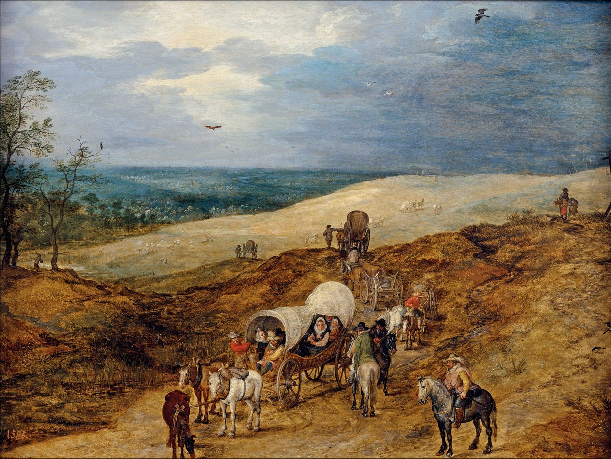 Táj autókkal alkotó: Jan the Elder Brueghel