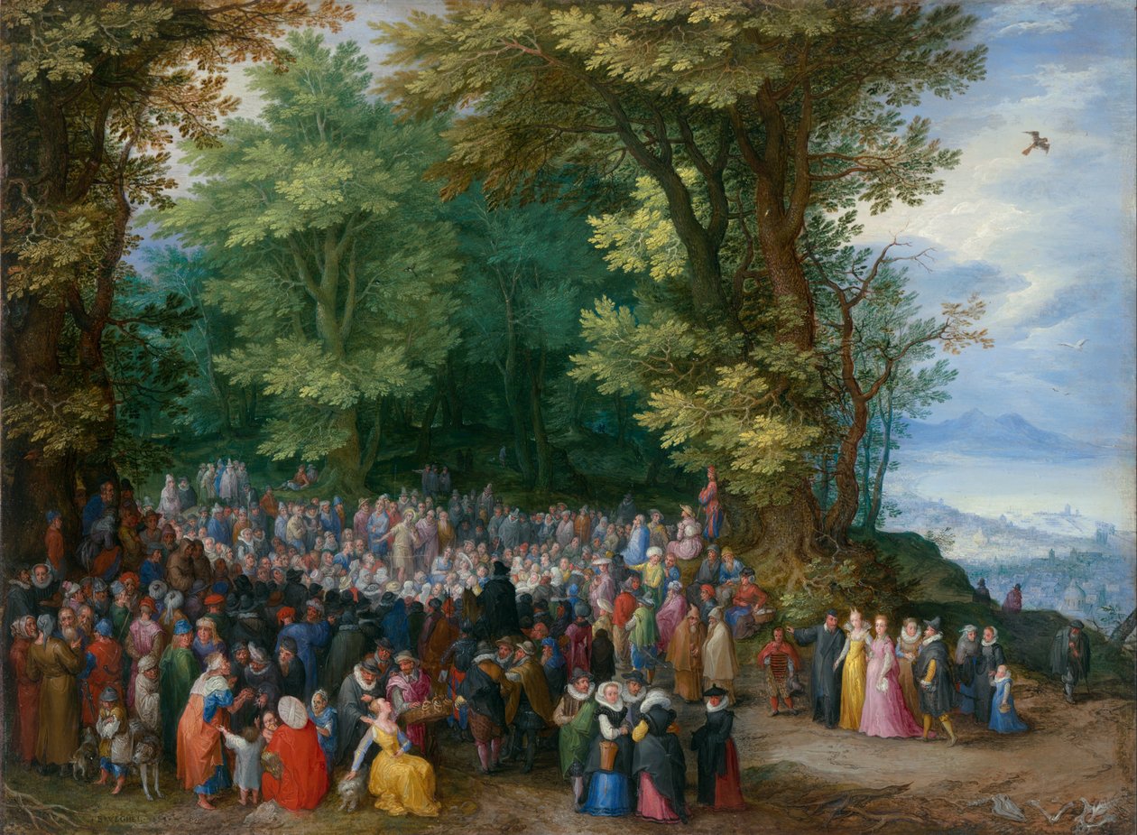 A hegyi beszéd alkotó: Jan the Elder Brueghel