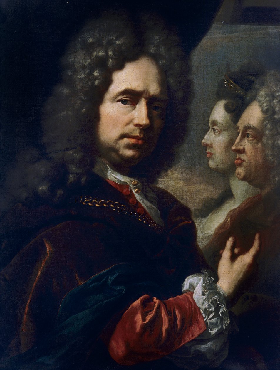 Jan Frans Van Douven önarcképe alkotó: Jan Frans Douven