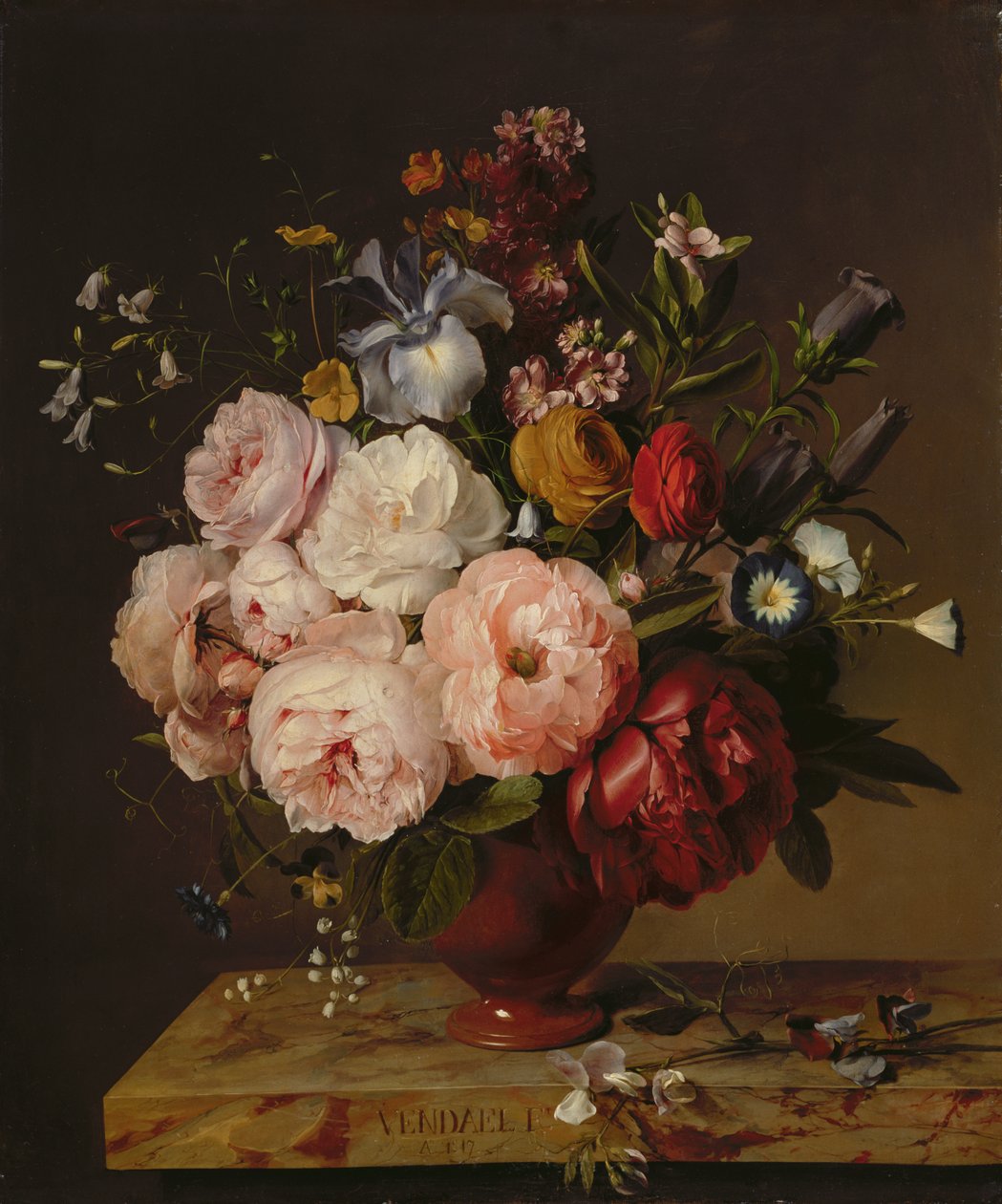 Virágváza a párkányon, 1817 alkotó: Jan Frans van Dael