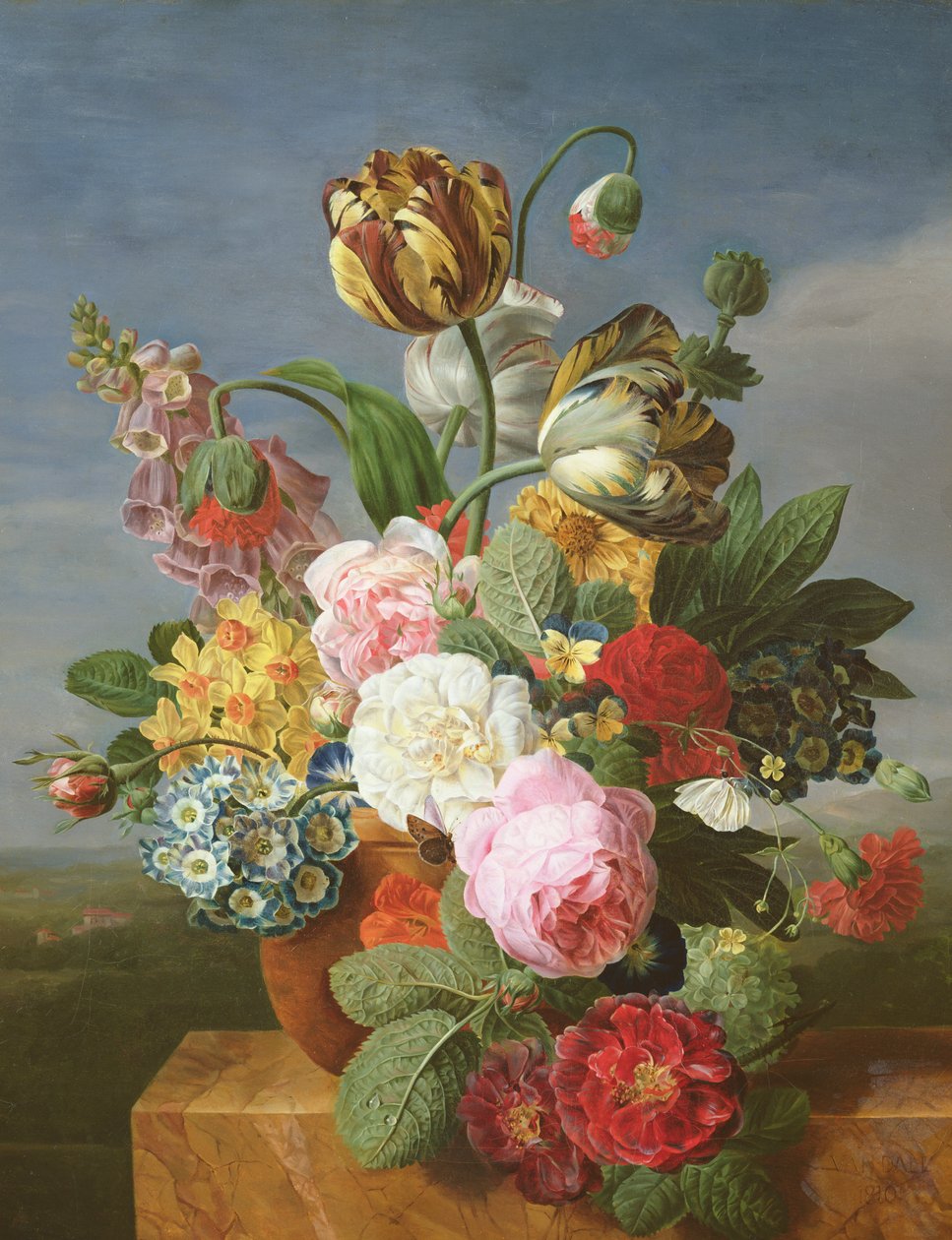 Virágcsokor egy vázában alkotó: Jan Frans van Dael