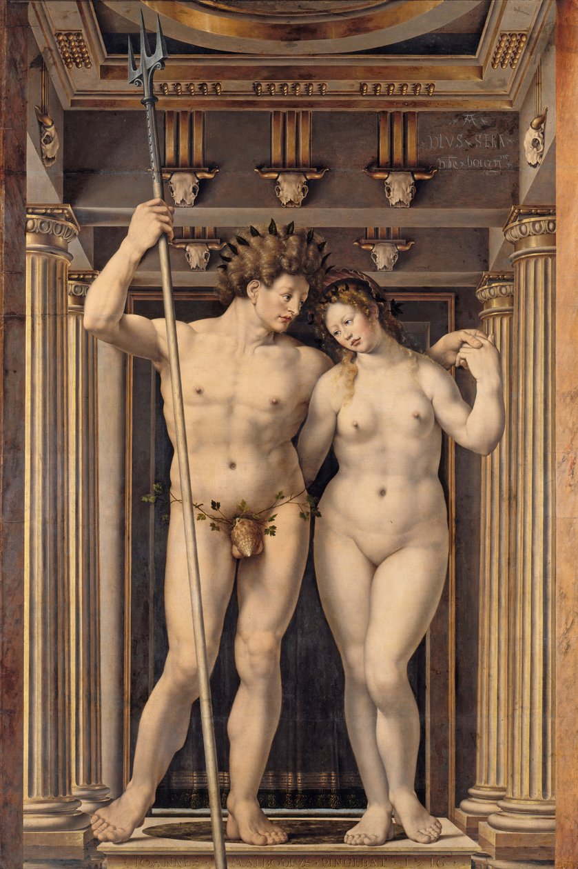 Neptunusz és amfitrit alkotó: Jan Gossaert