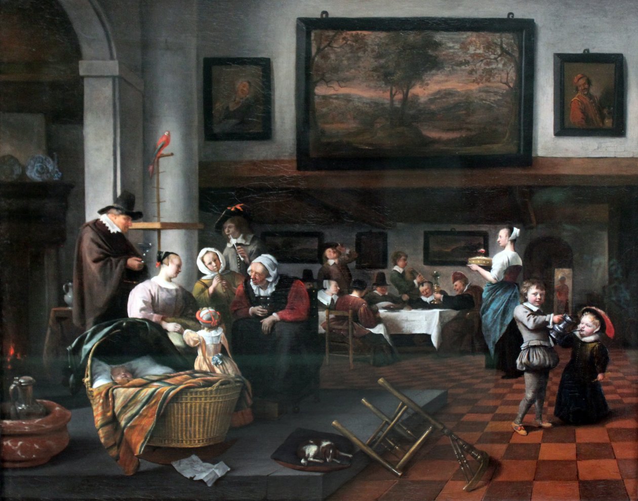 A gyermekkeresztség alkotó: Jan Havickszoon Steen