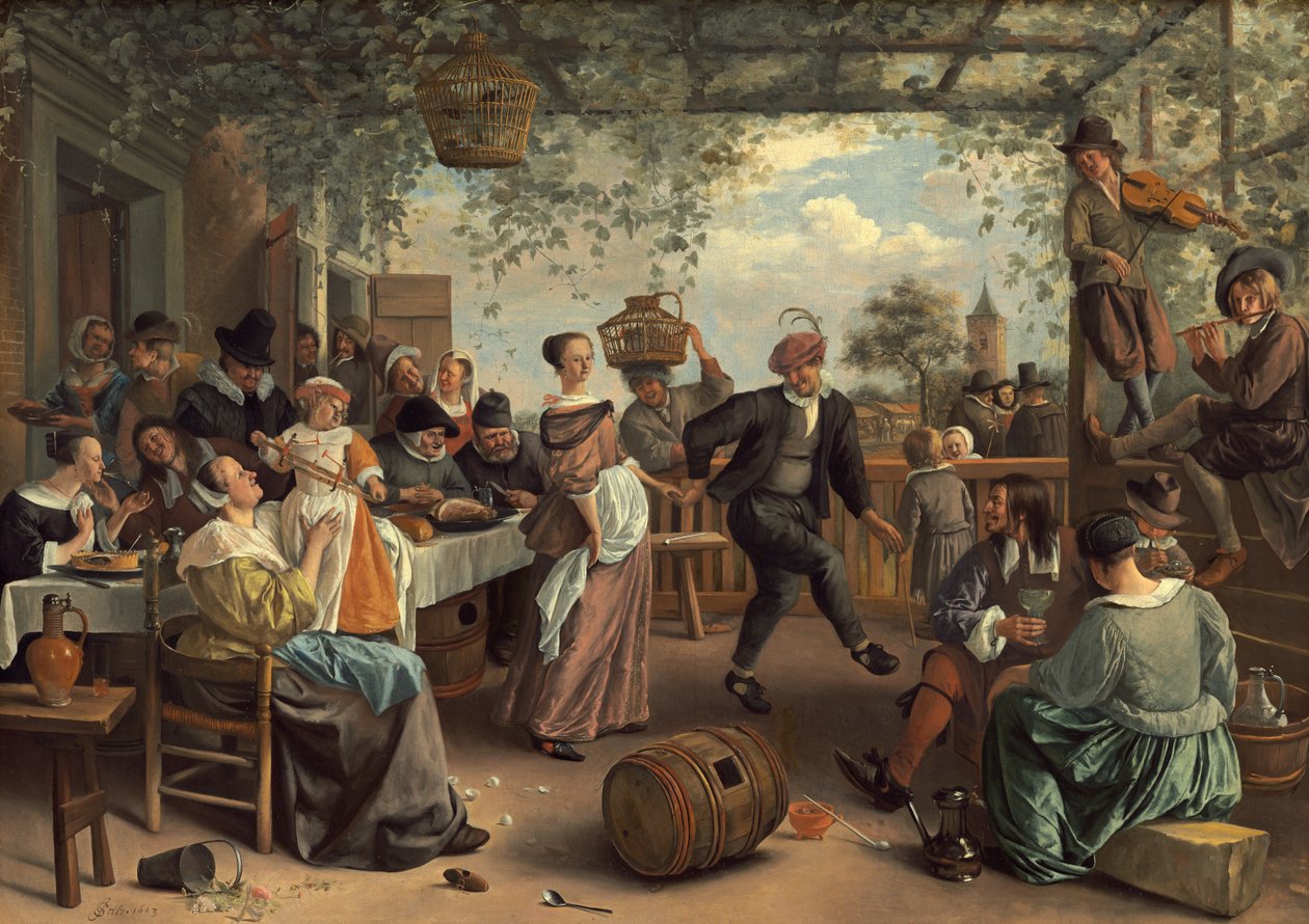 A táncos pár alkotó: Jan Havickszoon Steen