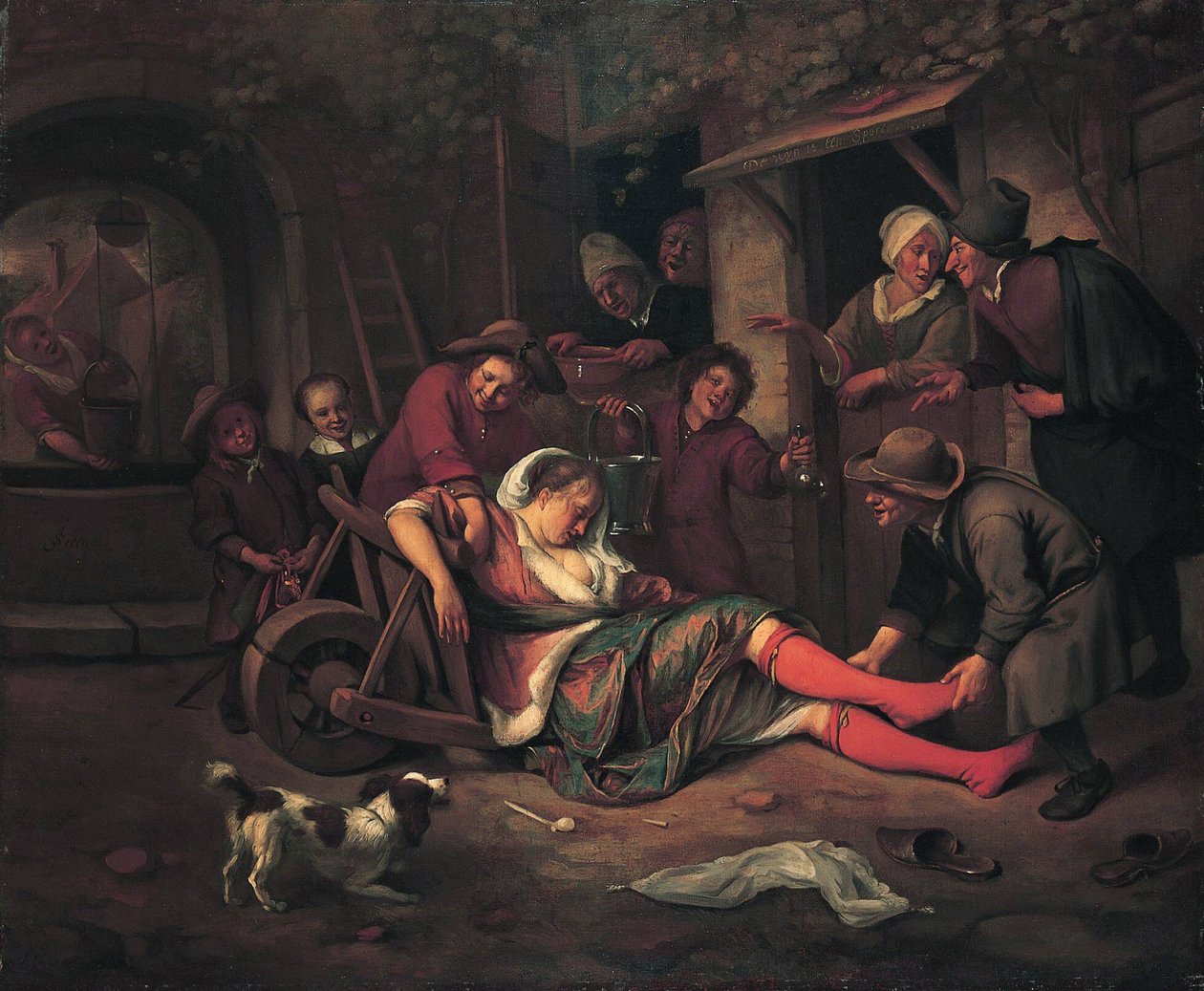 A bor csúfoló alkotó: Jan Havickszoon Steen