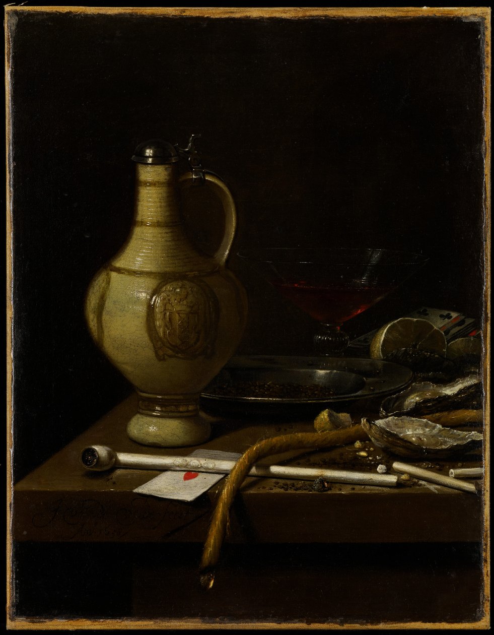 Csendélet, 1658 alkotó: Jan Jansz. van de Velde