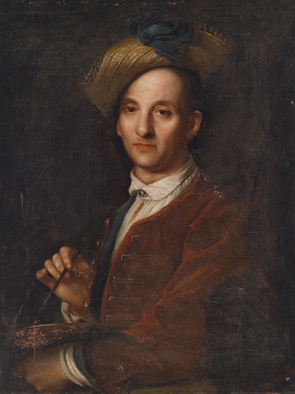 David Hoyer (1667-1720), festő arcképe alkotó: Jan Kupecký