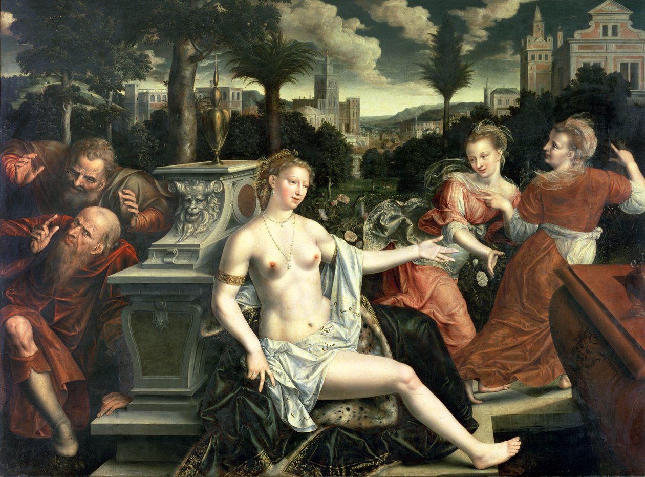 Susanna és a vének, 1567 alkotó: Jan Massys or Metsys