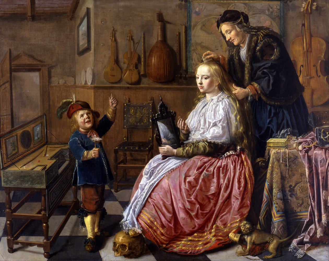 A hiúság allegóriája alkotó: Jan Miense Molenaer