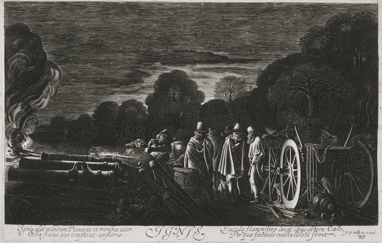 Tűz, c. 1614-1622 alkotó: Jan Van de Velde