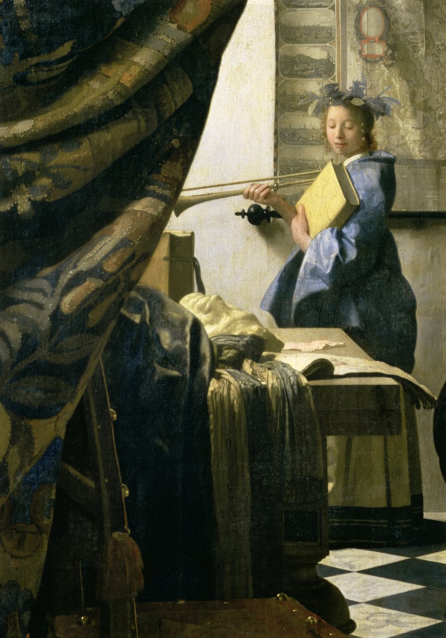 A Művész Stúdiója, 1665-1666 körül (408. részlet) alkotó: Jan Vermeer van Delft