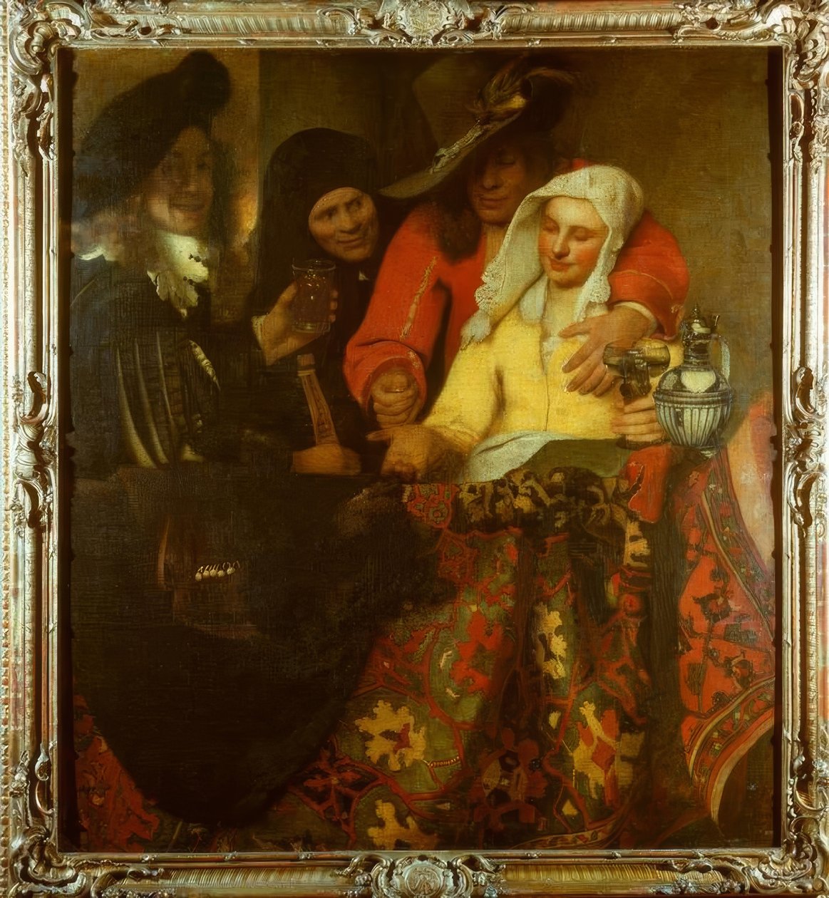 A párkeresővel alkotó: Jan Vermeer van Delft