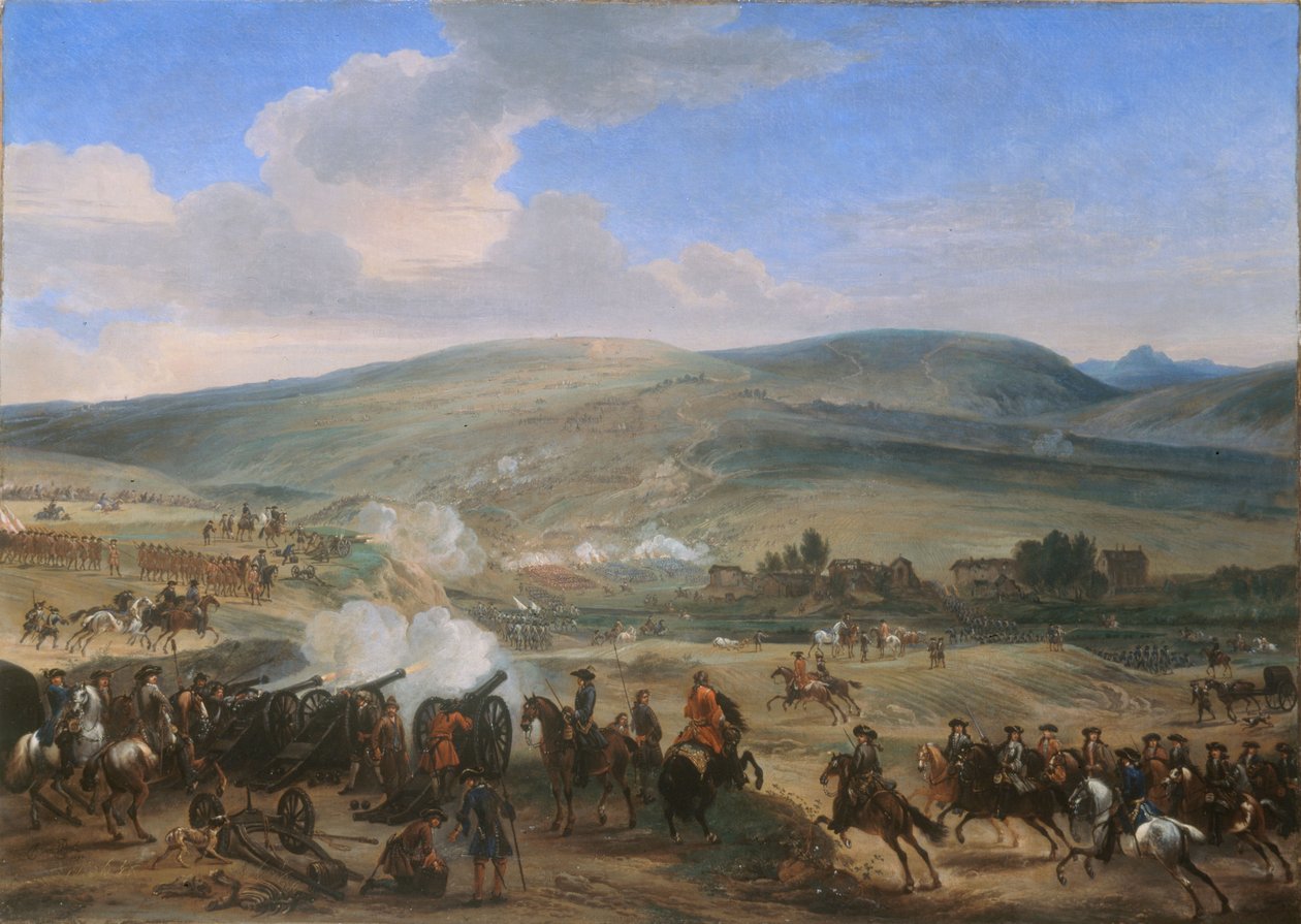 A Boyne-i csata 1690. július 12-én, 1690 alkotó: Jan Wyck