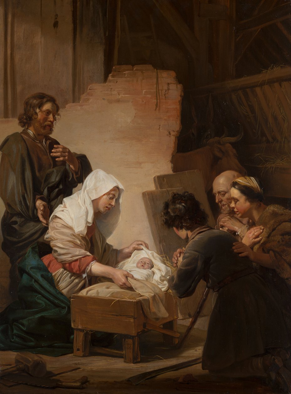 A pásztorok imádása alkotó: Jan de Bray
