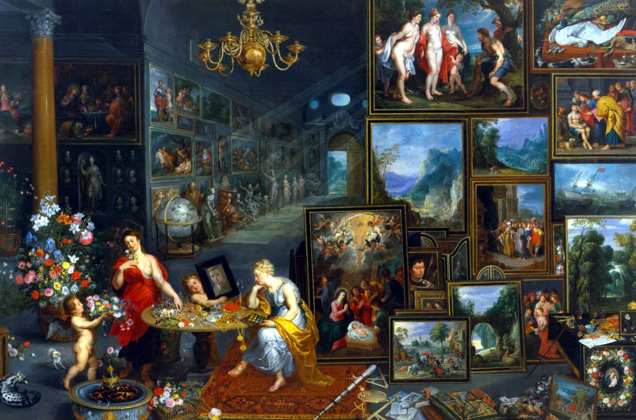 Látás és szaglás alkotó: Jan the Elder Brueghel