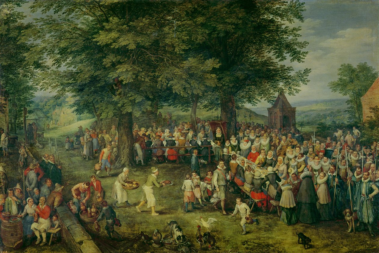 Az esküvői bankett alkotó: Jan the Elder Brueghel