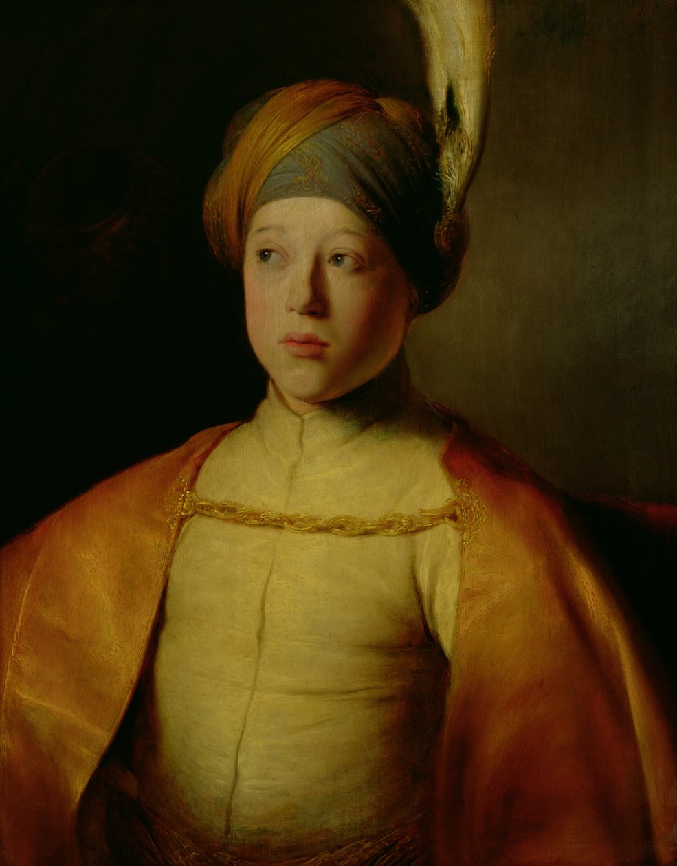 Egy perzsa ruhás fiú portréja alkotó: Jan the Elder Lievens
