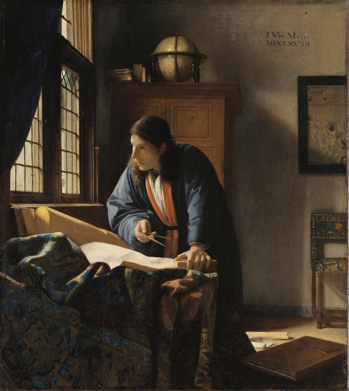 A Geográfus alkotó: Jan (1632 75) Vermeer