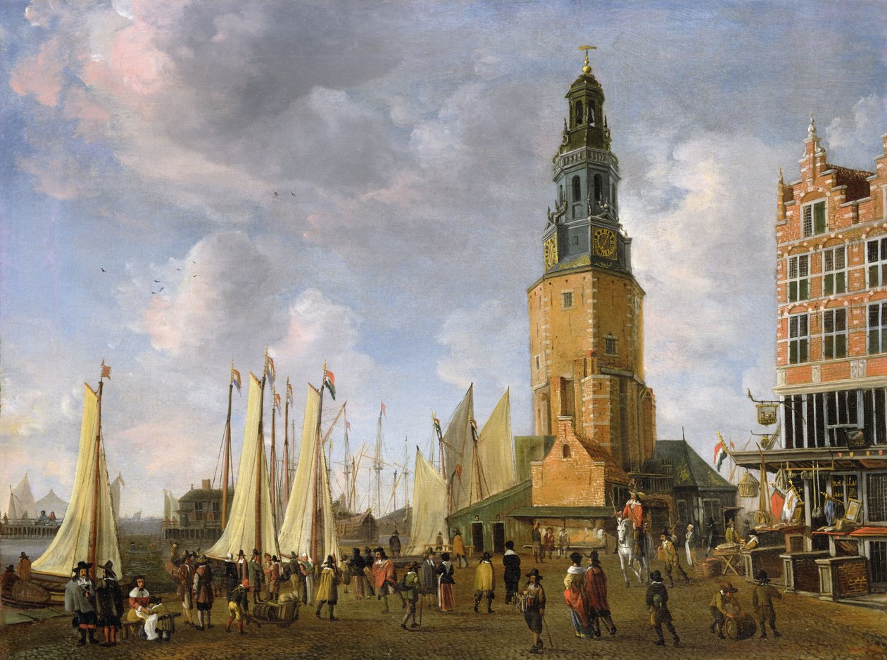 A Herring Packers Tower, Amszterdam alkotó: Jan Abrahamsz. Beerstraten